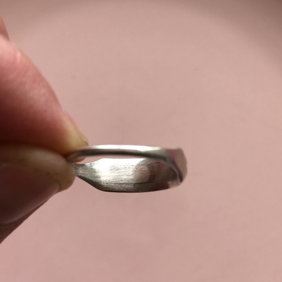 Vintage Southwestern Turquoise Ring Sz 7 - Picture 4 of 6